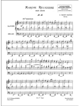 Marche Religieuse Opus 107 - SAINT-SAËNS - Partition - Orgue